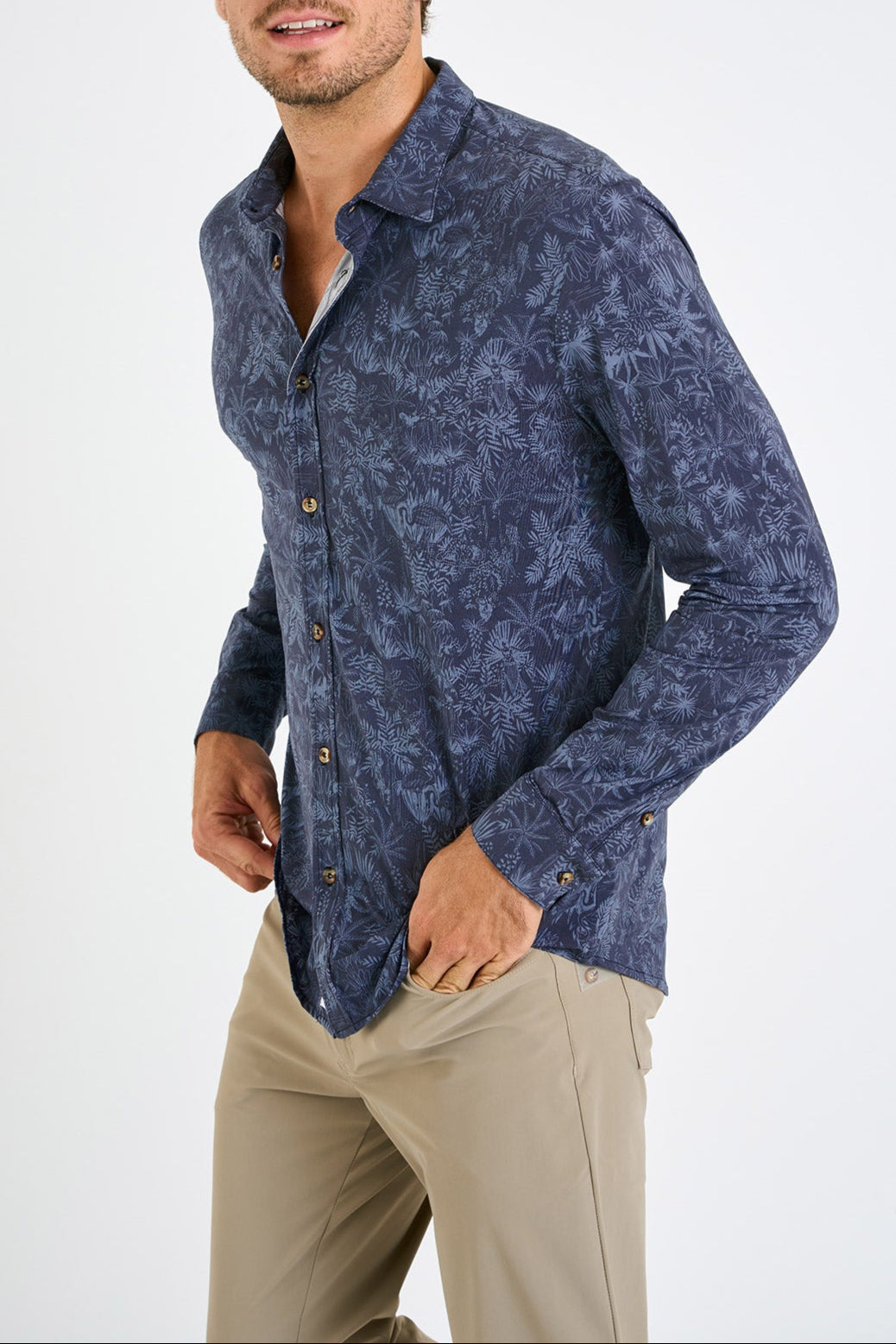 Chemise - Alain Olbia - Bleu