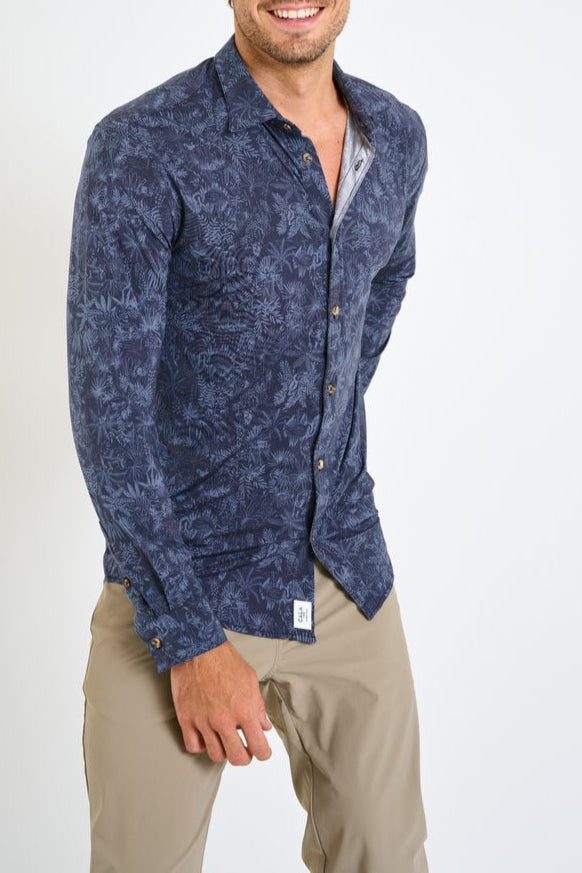 Chemise - Alain Olbia - Bleu