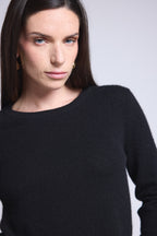 Pull Col Rond Alba - Noir - Femme