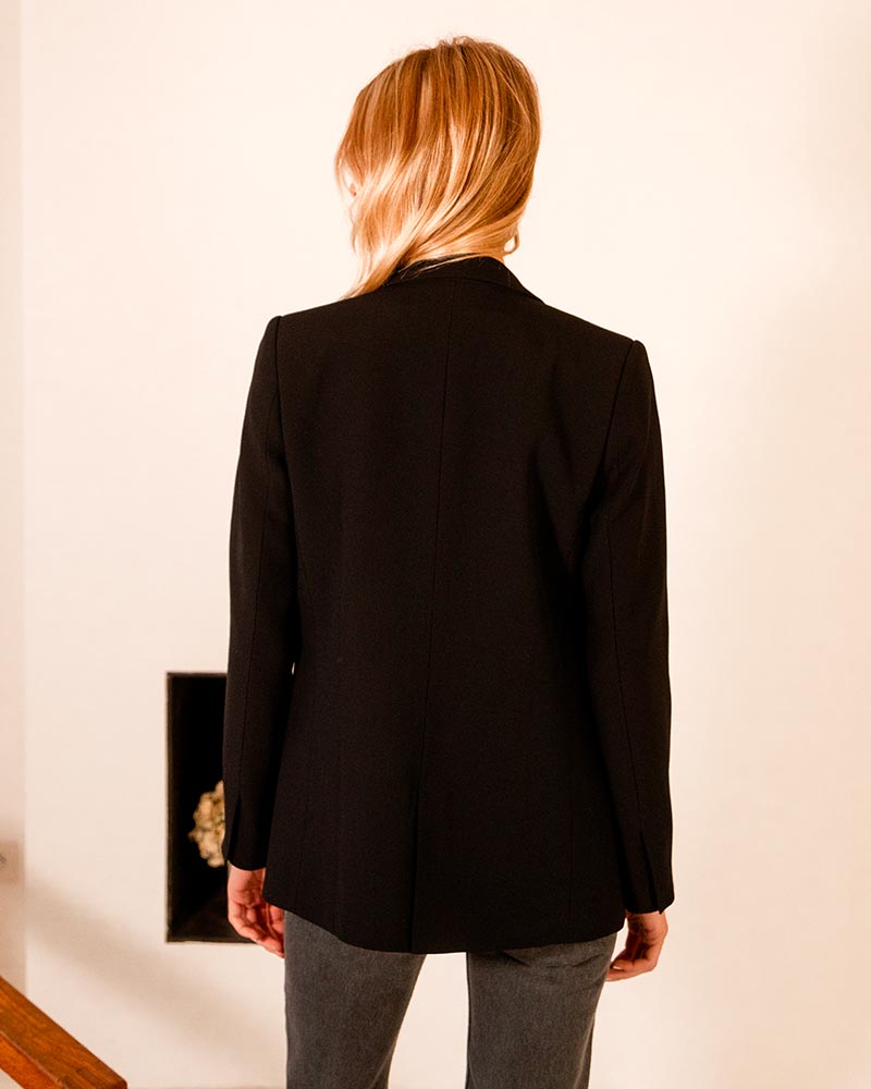 Blazer Albert - En Crepe Noir