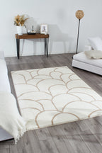 Alena - Alfombra Interior - Poliéster - Crema