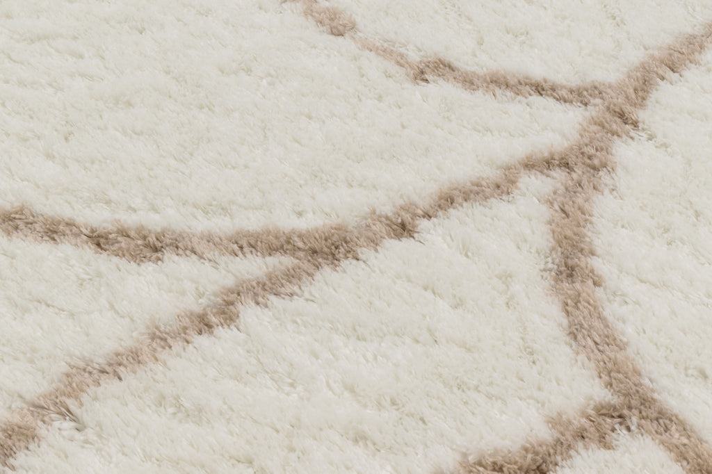 Alena - Alfombra Interior - Poliéster - Crema