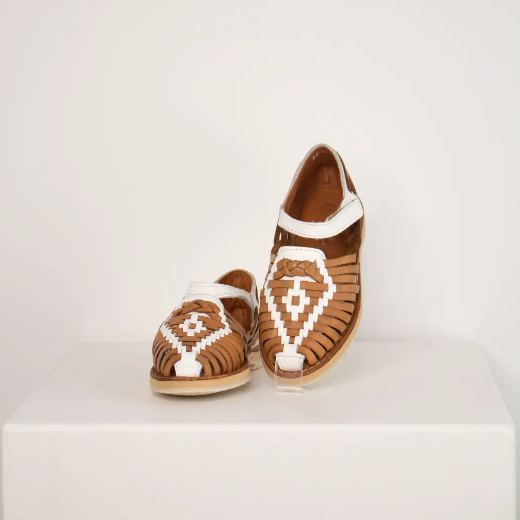 Alegria Huaraches - White Camel