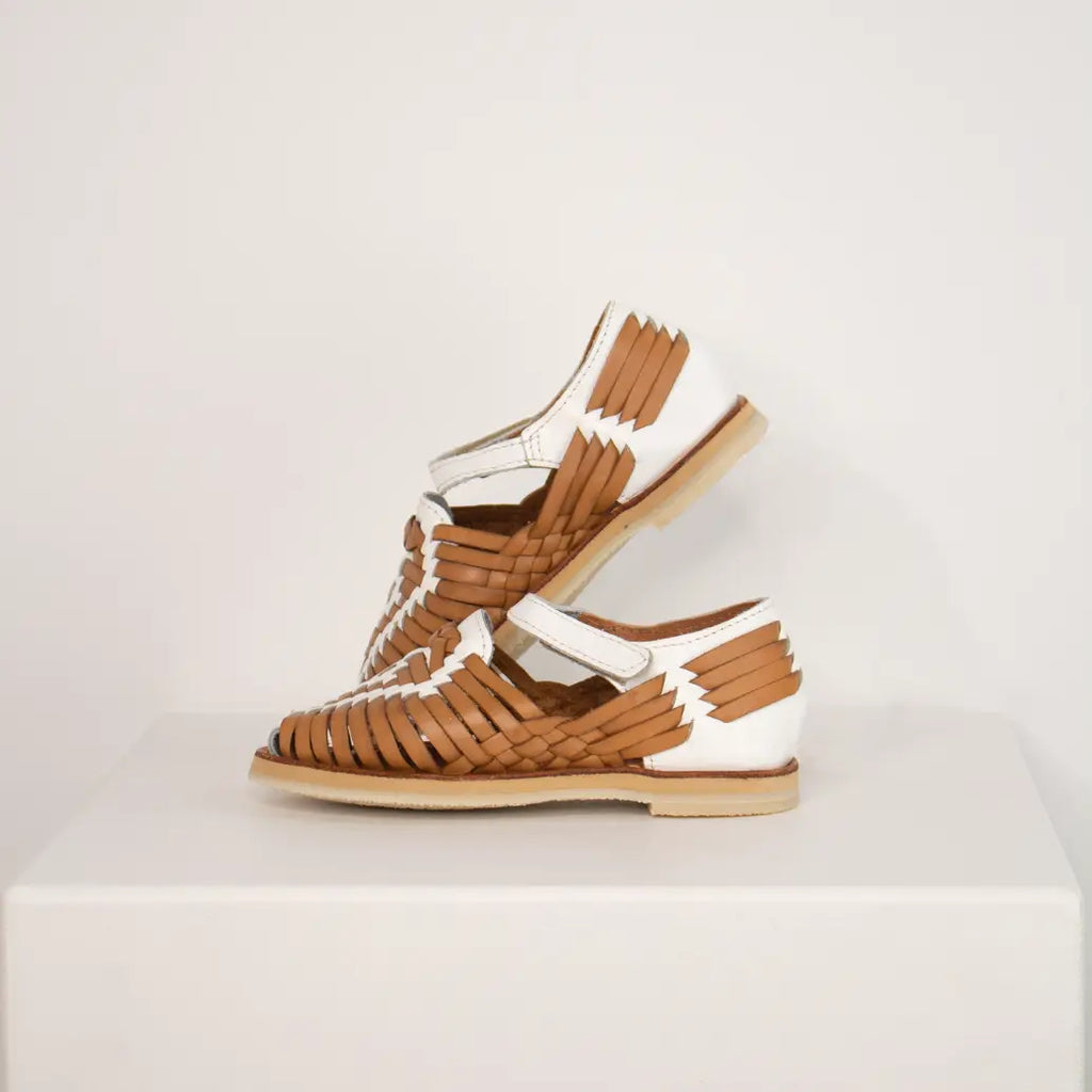 Alegria Huaraches - White Camel