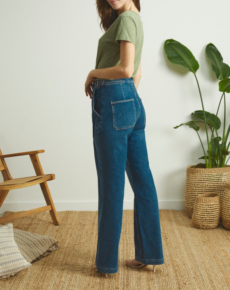 Alexa Straight Jeans - Denim B-349 - Women