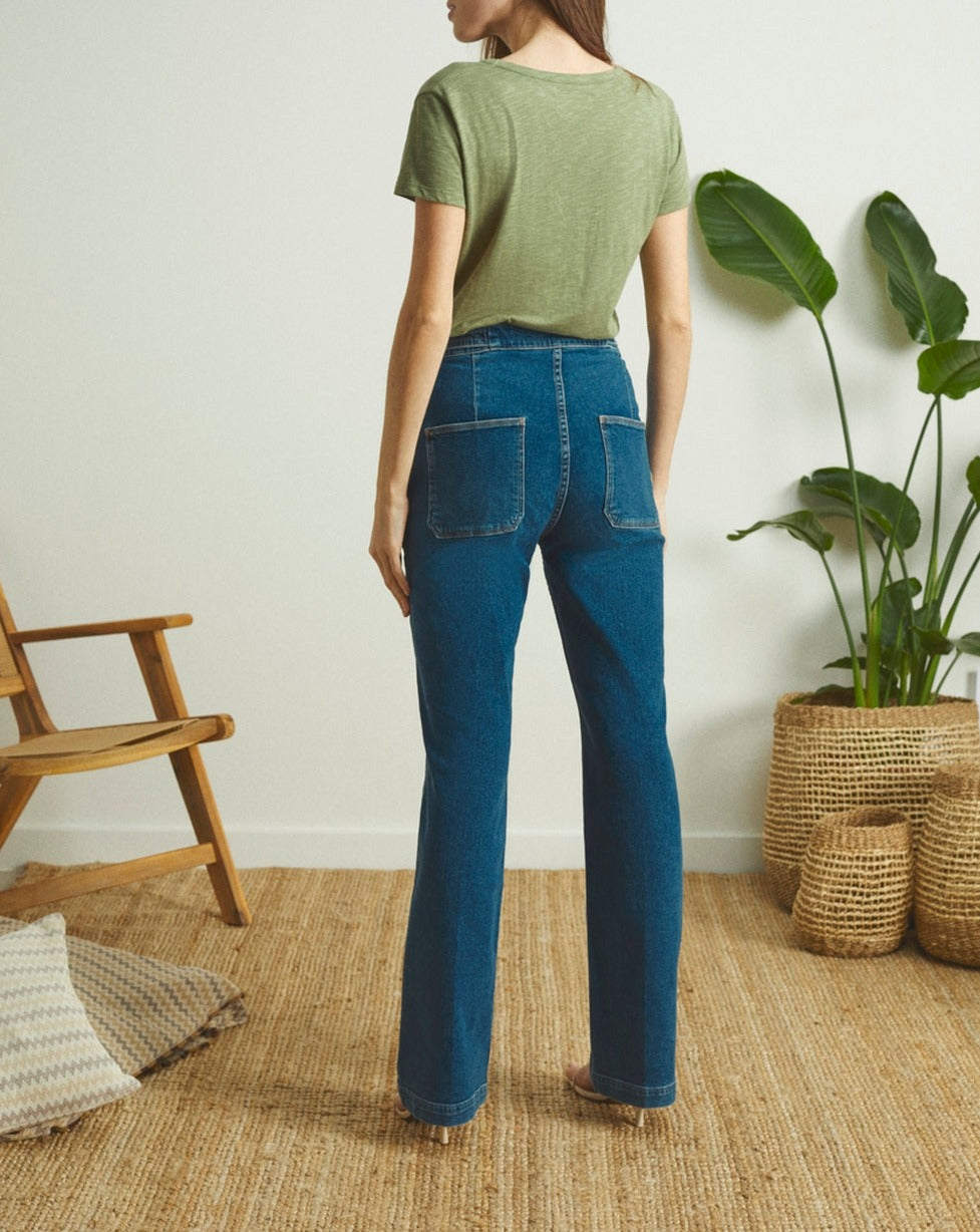 Alexa Straight Jeans - Denim B-349 - Women