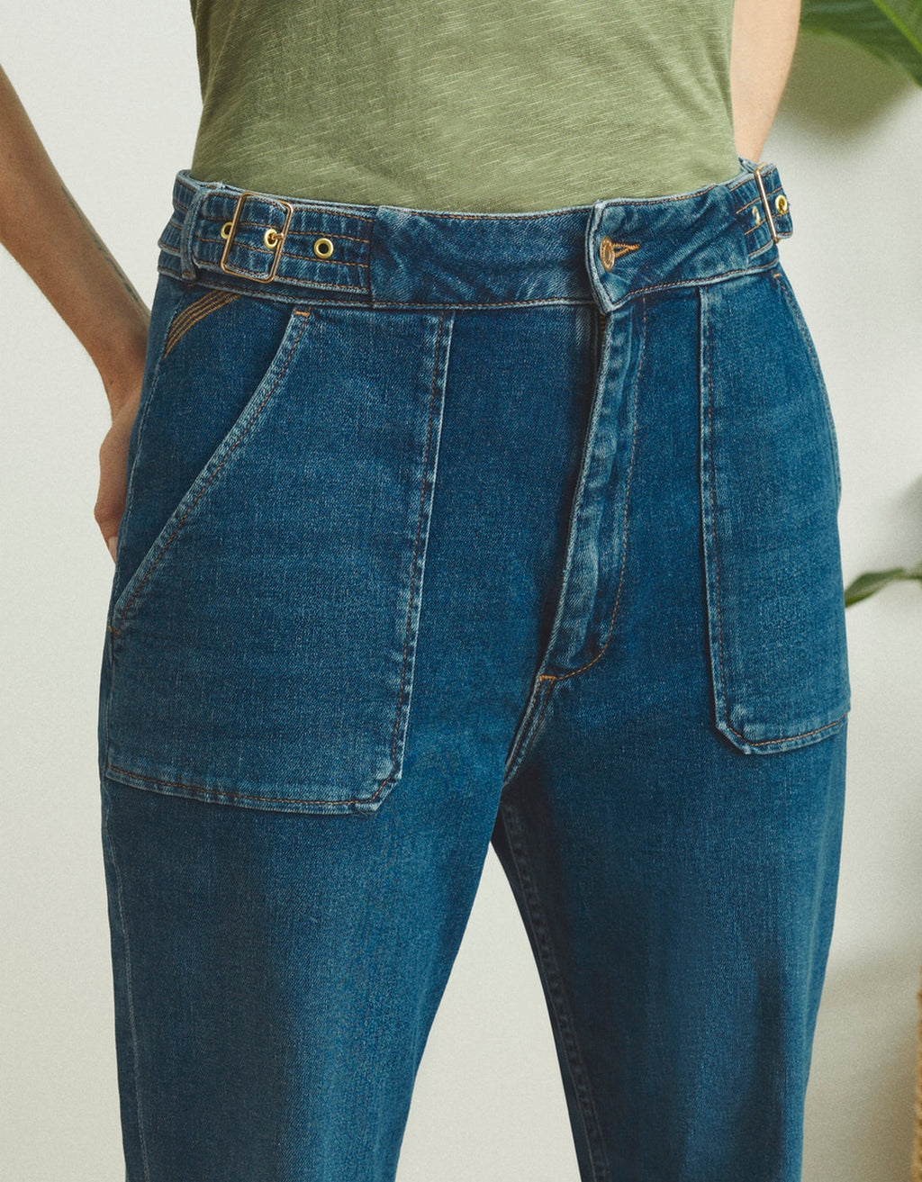 Alexa Straight Jeans - Denim B-349 - Women