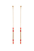Boucles D'Oreilles Alexandra Rose Corail