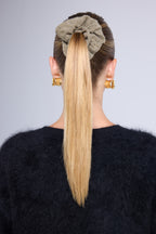 Alexia Hair Scrunchie - Khaki Green