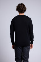 Pull Col V Alex - Noir - Homme