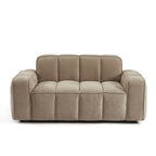 Alistair - Canapé 2 Places - Tissu Chenille - Beige