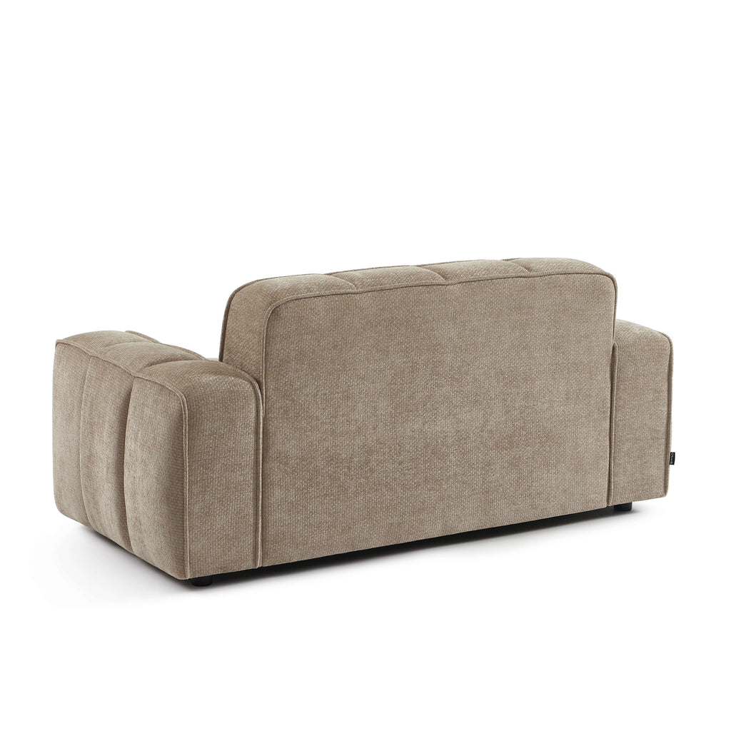 Alistair - Canapé 2 Places - Tissu Chenille - Beige