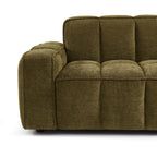 Alistair - Canapé 2 Places - Tissu Chenille - Vert