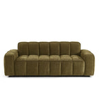 Alistair - Canapé 3 Places - Tissu Chenille - Vert