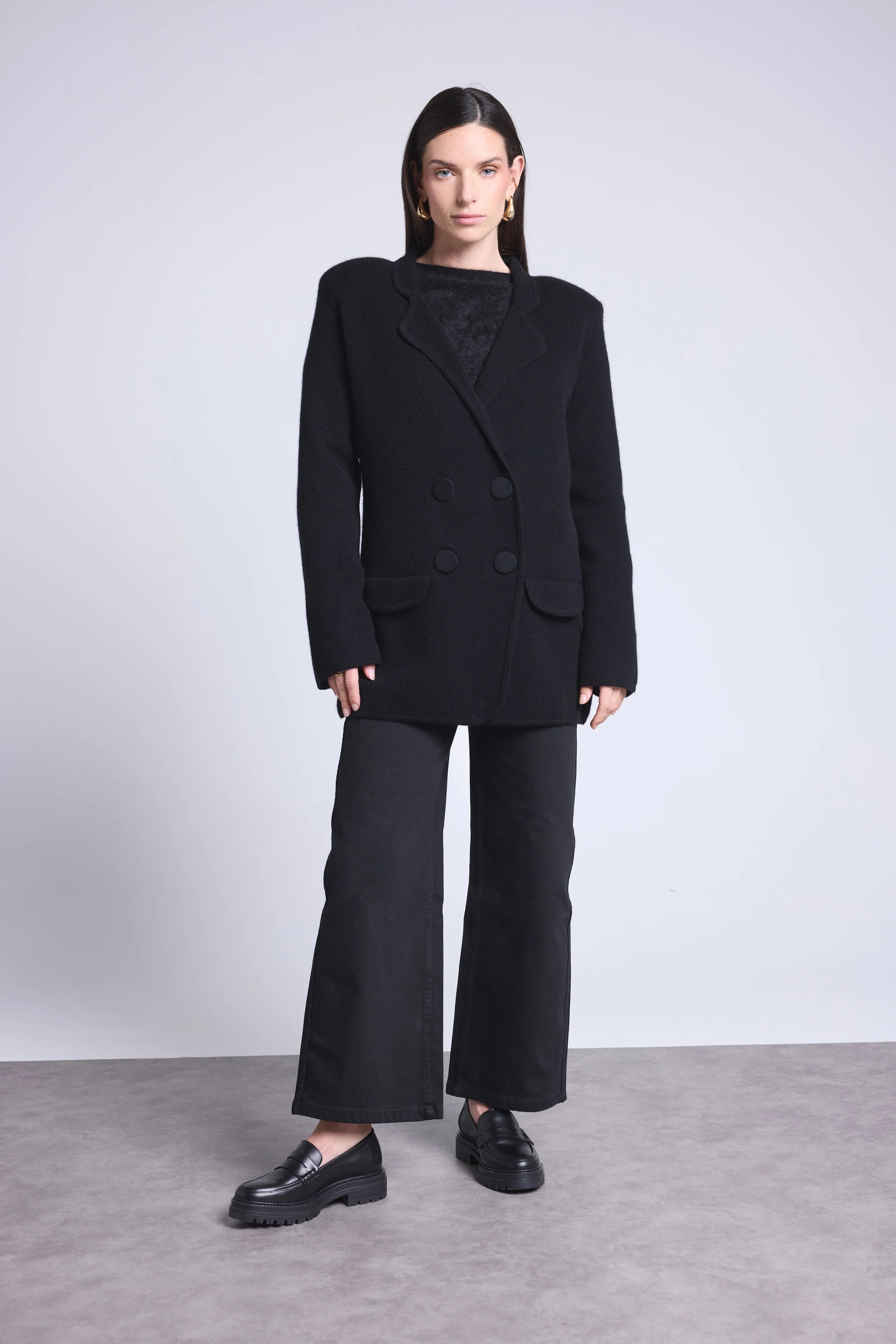Chaqueta sastre Alix - Negro - Mujer