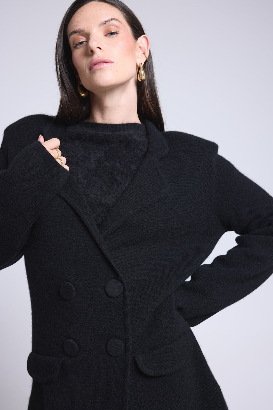 Chaqueta sastre Alix - Negro - Mujer
