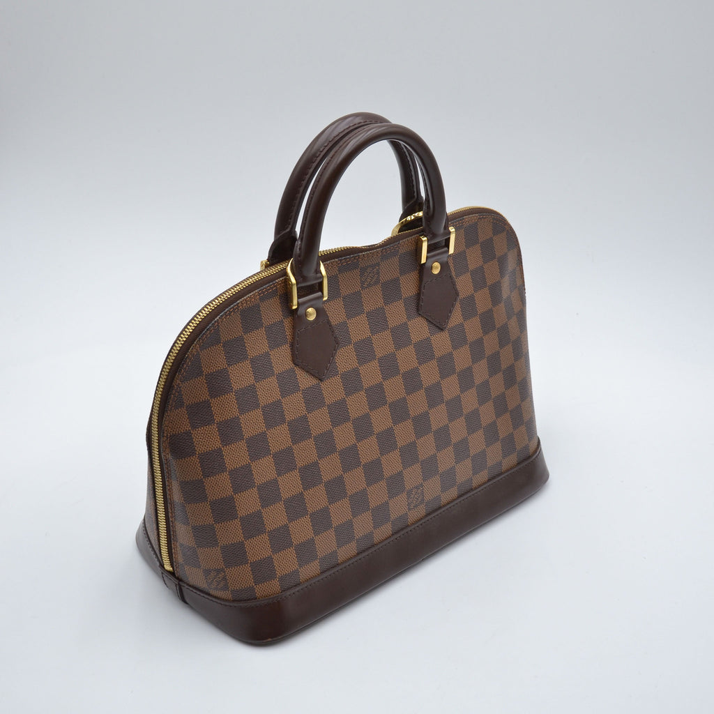 Louis Vuitton Alma PM Damier Ébène Coated Canvas