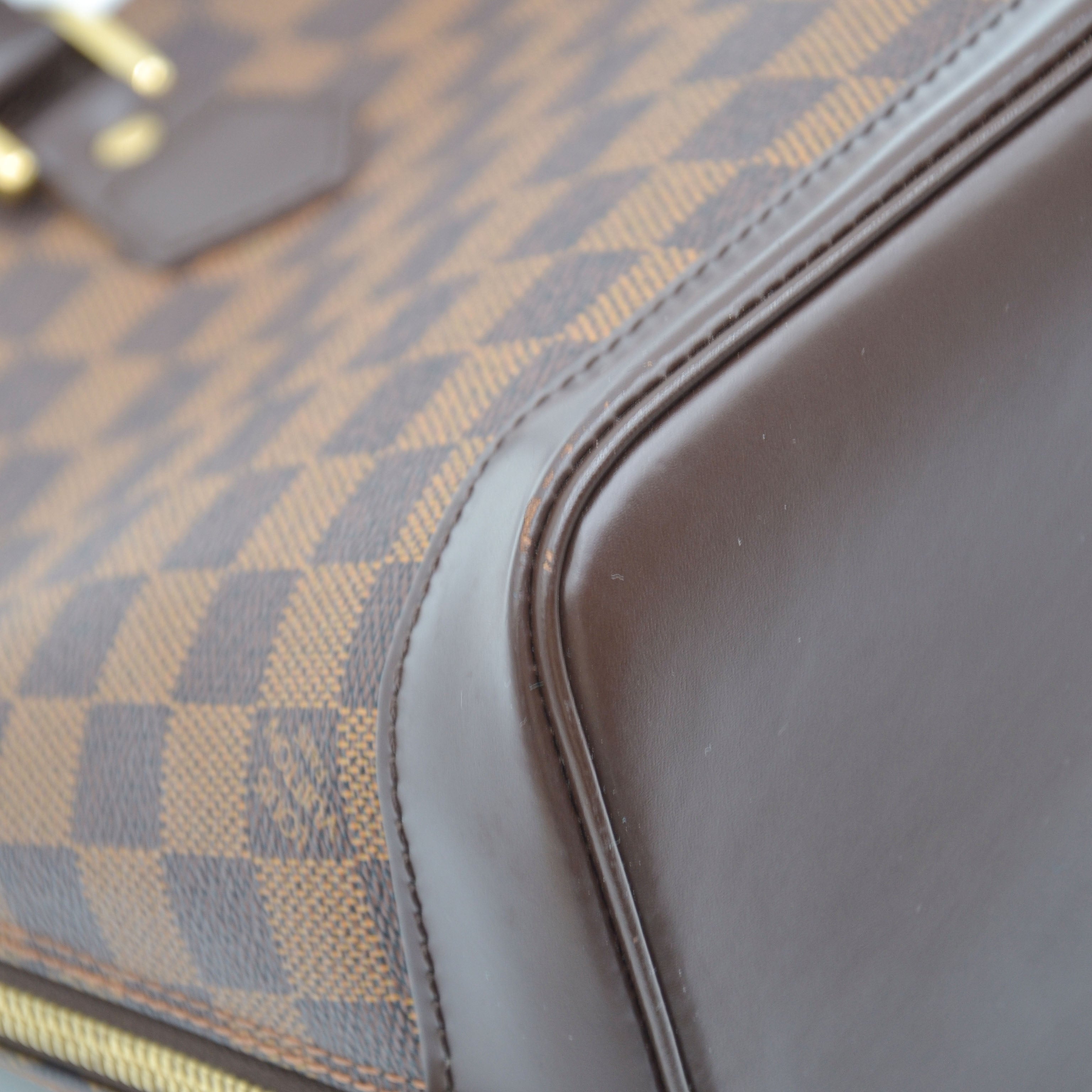Louis Vuitton Alma PM Damier Ébène Coated Canvas