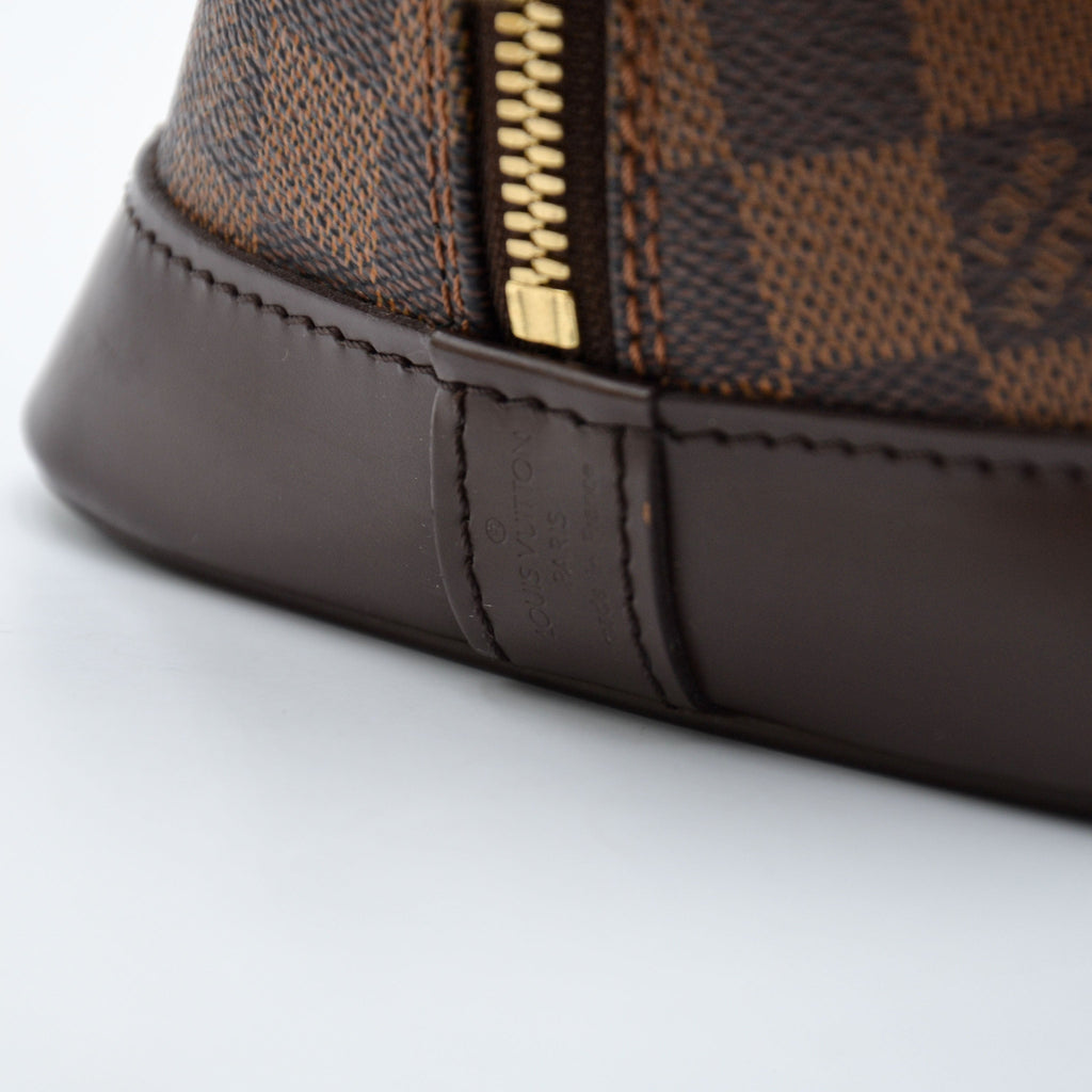 Louis Vuitton Alma PM Damier Ébène Coated Canvas