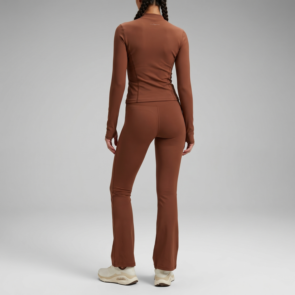 Pantalon De Yoga Femme Flare Sirius – Taille Haute – Pilates & Athleisure