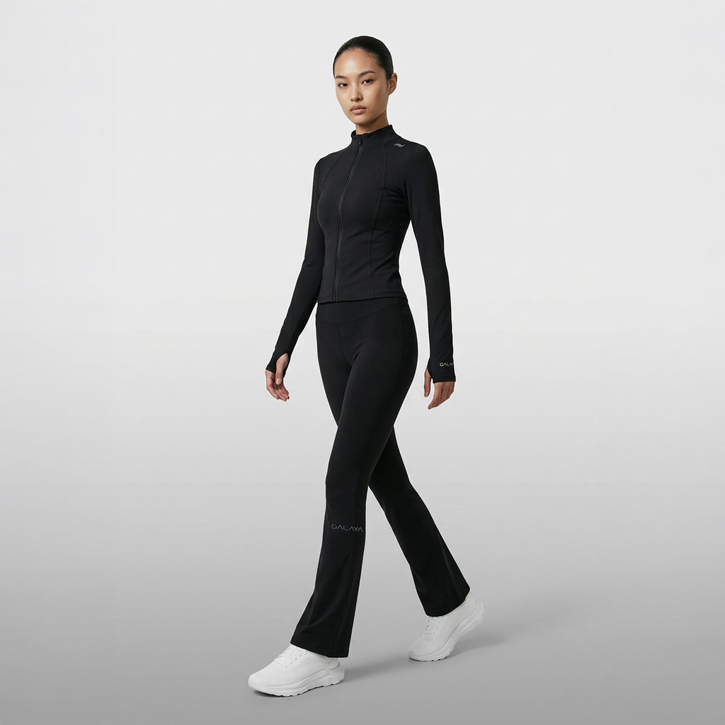 Pantalon De Yoga Femme Flare Sirius – Taille Haute – Pilates & Athleisure