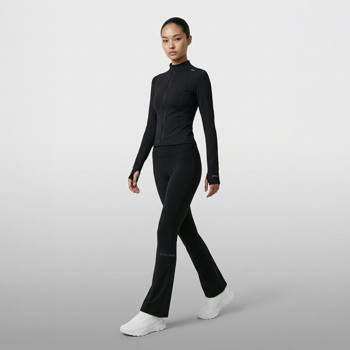 Pantalon De Yoga Femme Flare Sirius – Taille Haute – Pilates & Athleisure