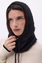 Pasamontañas – Cachemira cepillada Alta - Negro - Unisex