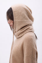 Cagoule – Cachemire Brossé Alta - Beige Creme - Mixte