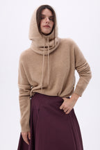 Cagoule – Cachemire Brossé Alta - Beige Creme - Mixte