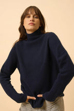 Jersey Cuello Alto - Alyssa - Marino