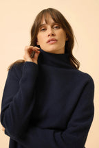 Jersey Cuello Alto - Alyssa - Marino