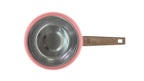 Sartén Con Tapa + Cesta 28cm - Aluminio Forjado - Revestimiento Cerámico - Rosa
