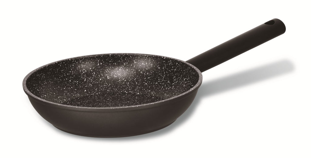 Poêle 24cm - Aluminium - Anti-Adhésif - Noir