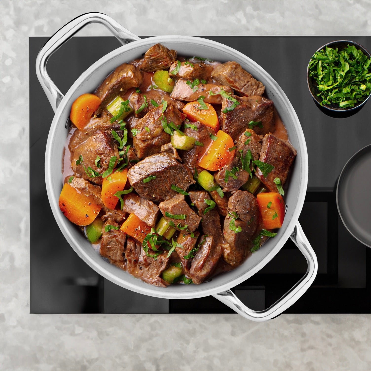 Casserole 38cm - Stainless Steel - Stainless steel