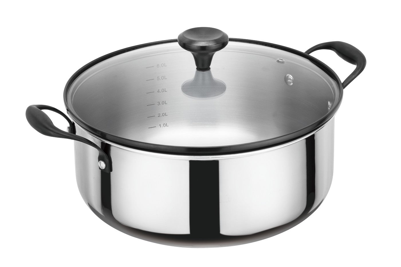 Marmite 24cm - Technologie Triplex - Acier Inoxydable - Inox