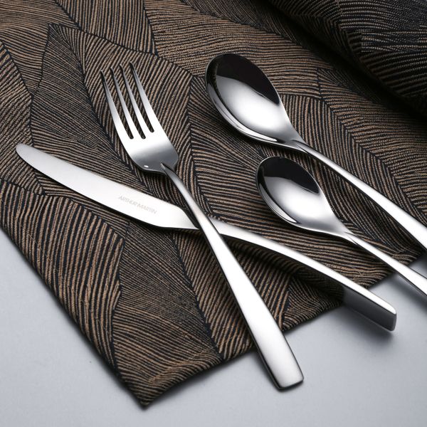 Ménagere 24 Pièces - Acier Inoxydable - Inox Finition Satinée