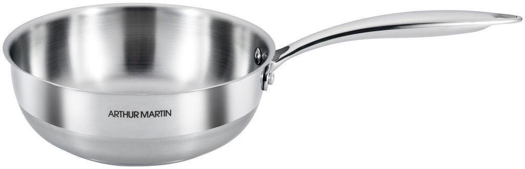 Conical Sauté Pan 20cm - Stainless Steel - Capsulated Base - Stainless Steel