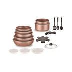 Battery 18 Pieces - Aluminum - Ceramic Coating - Terracotta