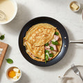 Crepe maker 28cm Ceramic Coating - Stainless Steel - Capsulated Base - Stainless Steel