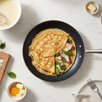 Crepe maker 28cm Ceramic Coating - Stainless Steel - Capsulated Base - Stainless Steel
