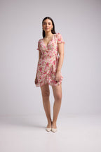 Short Dress - Amandine - Pink