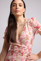 Short Dress - Amandine - Pink
