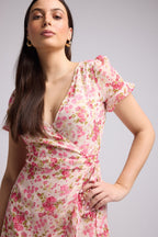Short Dress - Amandine - Pink