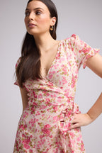Short Dress - Amandine - Pink