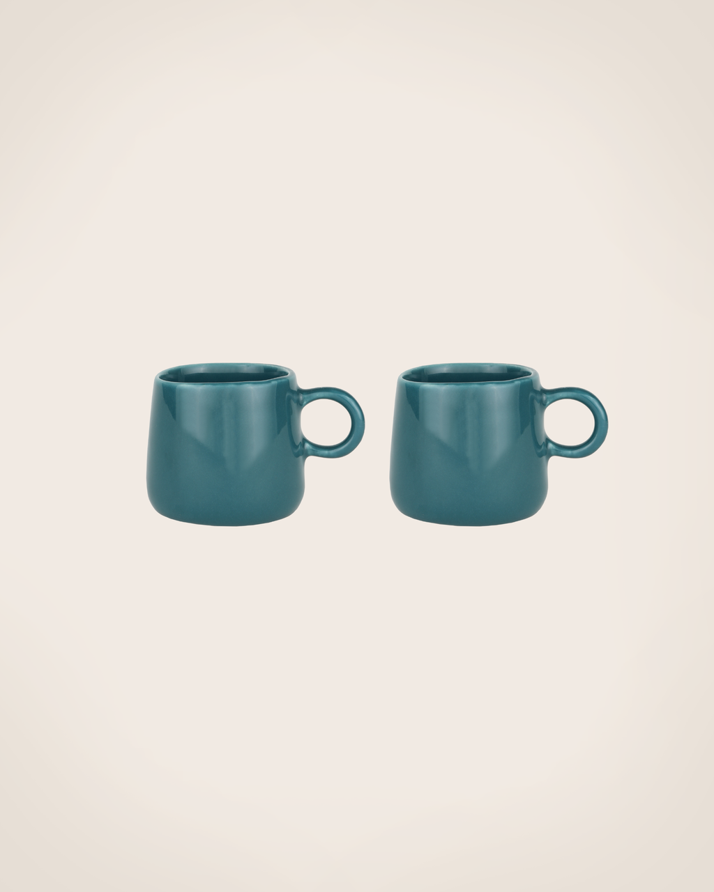 Amarelo - Lot De 2 Tasses - Terre Cuite