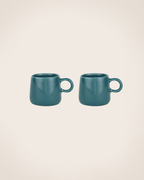 Amarelo - Lot De 2 Tasses - Terre Cuite