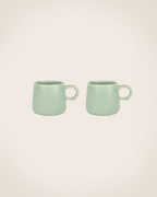 Amarelo - Lot De 2 Tasses - Terre Cuite