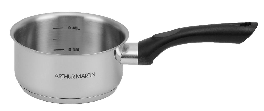 Casserole 12cm - Acier Inoxydable - Intérieur Satiné - Graduation - Inox