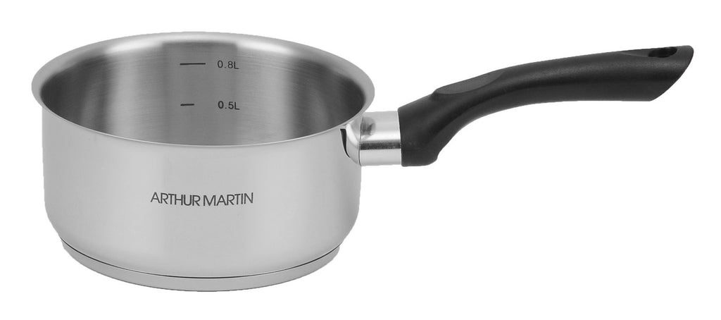 Casserole 14cm - Acier Inoxydable - Intérieur Satiné - Graduation - Inox