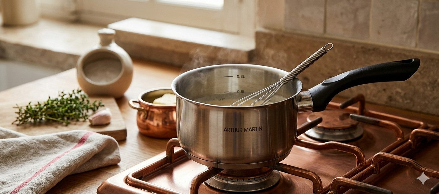 Casserole 14cm - Acier Inoxydable - Intérieur Satiné - Graduation - Inox